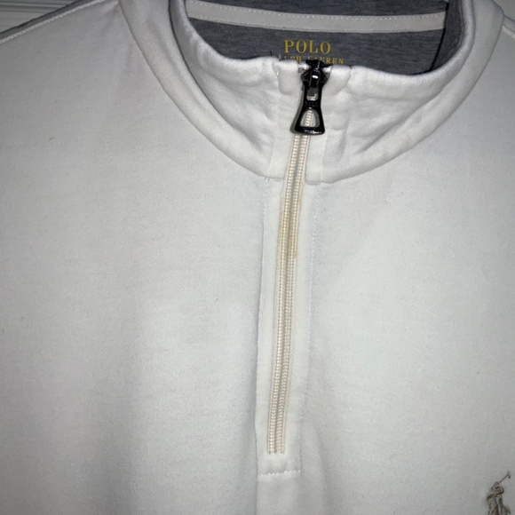 Polo Ralph Lauren Long sleeve half zip pullover Sz XL cotton blend pony logo - Picture 4 of 8
